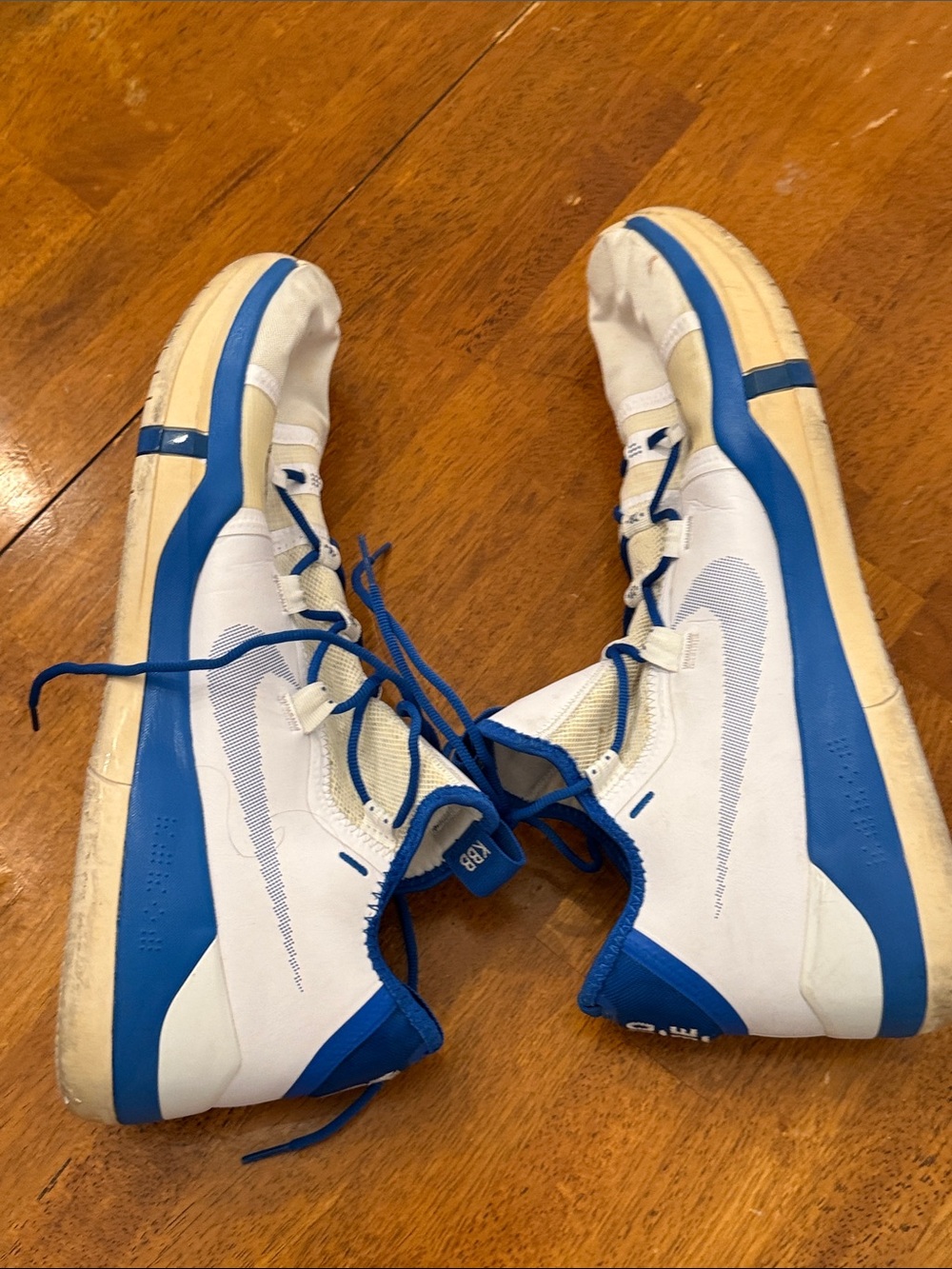 Nike Kobe A.D. Exodus TB White Blue Size 18 AT3874-112